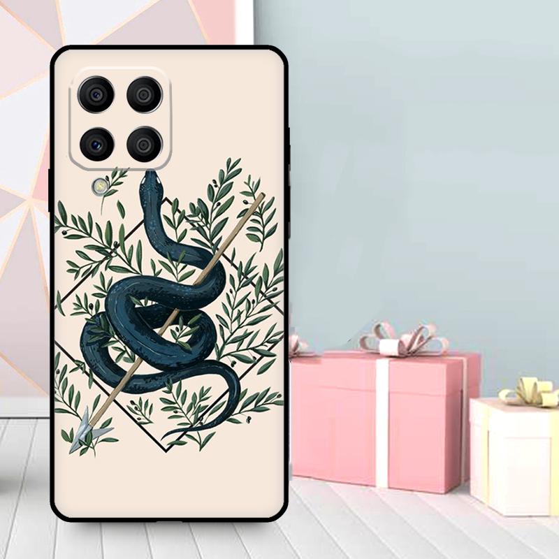 The Snake and Fern Case For Samsung Galaxy M16 M31 M21 M13 M33 M53 M15 M35 M55 M36 M56 M12 M32 M52 M14 M34 M54