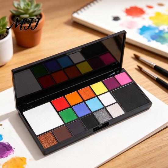 High Pigment Face Palette Body Paint Oil Palette, Long Lasting Coverage Professional Pigments Makeup Kit, for Halloween Cosplay Stage Performance