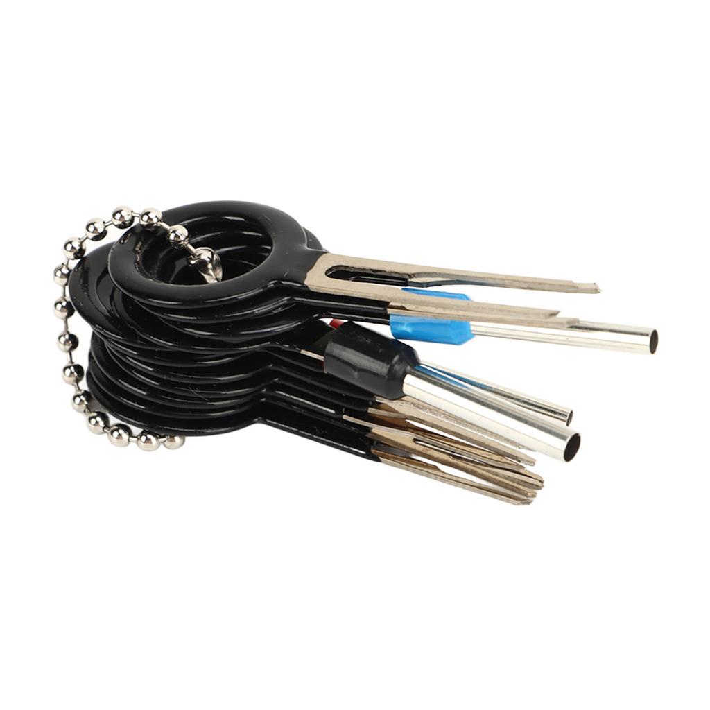 11 Pcs Car Terminal Removal Tool Kit Electrical Wiring Crimp Connector Pin Extractor Set for Car