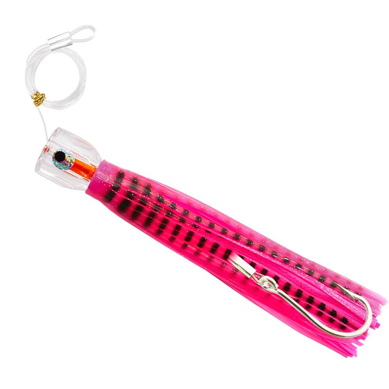 Saltwater Trolling Fluorescent Bionic Artificial Soft Bait Fishing Lure Skirt for Tuna Mahi Sea Fishing 100g
