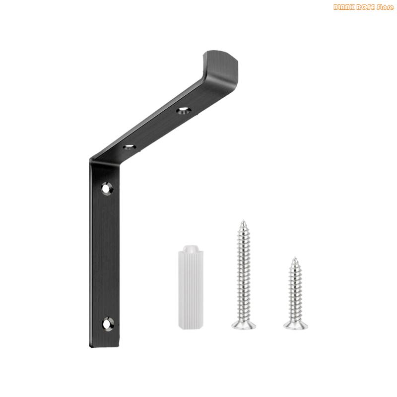 K1AE Wall Mounted Stainless Steel Shelving Bracket Simple Decorative Shelf Bracket