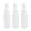 Spray bottle alcohol-compatible aroma 30ml mist sprayer disinfection travel portable opaque white polyethylene refillable sterilization (set 3)