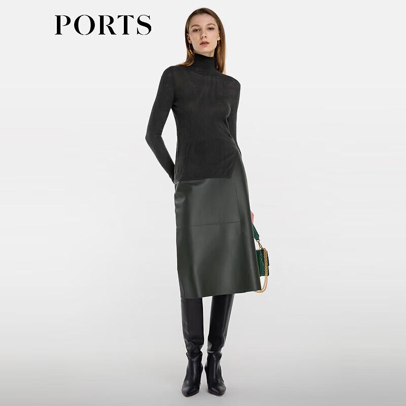 PORTS Women's 100% Cashmere High-Neck Knit Pullover