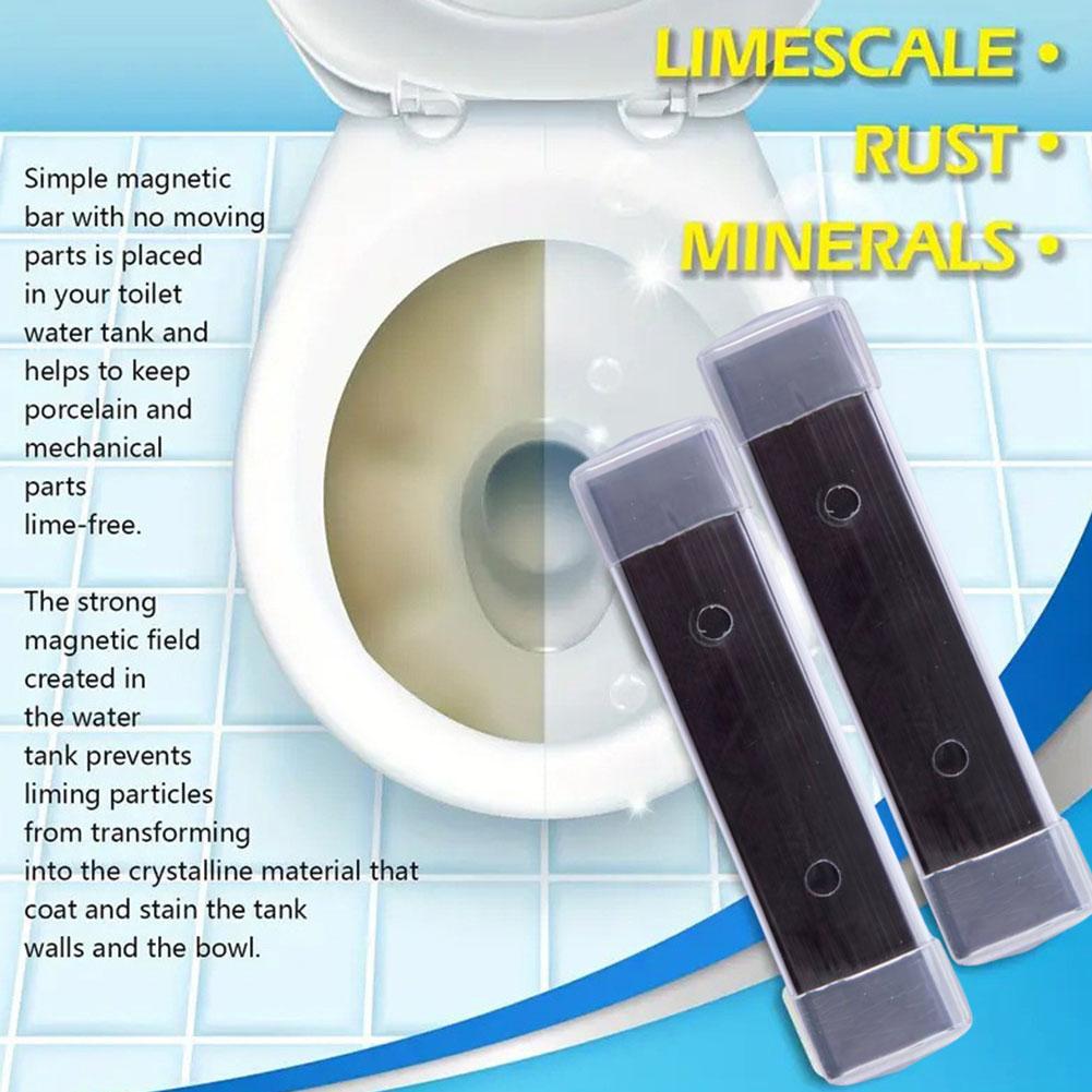 2PCS Toilet Magnets Cleaning Stick Magnets Magnetic Toilet Bowl Cleaner Toilet Environmentally Cleaning Tools