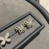 Luxurious Zircon Diamond Butterfly Earrings for Women - Elegant and Versatile Design