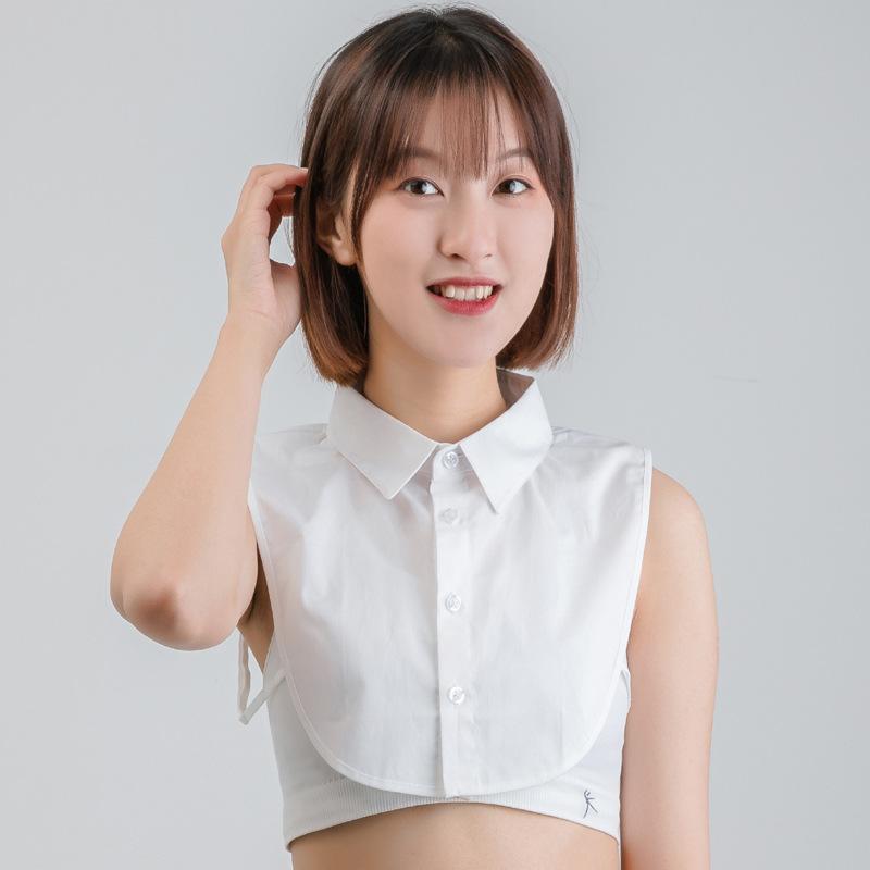 Unisex M-XXL Fake Collar Formal Business Suit Women Shirt Detachable Collars Large Size False Collar Accessories Fuax Cols
