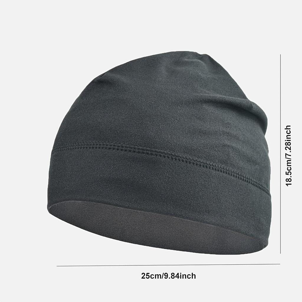 1ks Pánská Outdoor Plus Fleece Teplá, lehká a pohodlná K pokožce Šetrná Silná a odolná jezdecká čepice