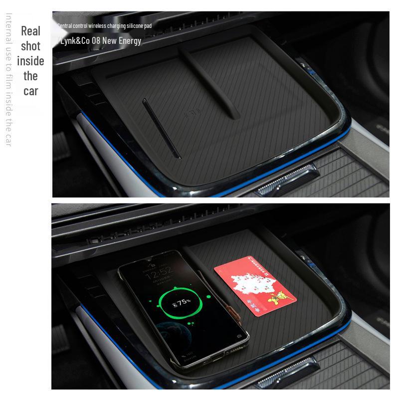 Lynk&Co 08 Wireless Charging Anti-Slip Silicone Pad for Center Console (2023-2025 Models)