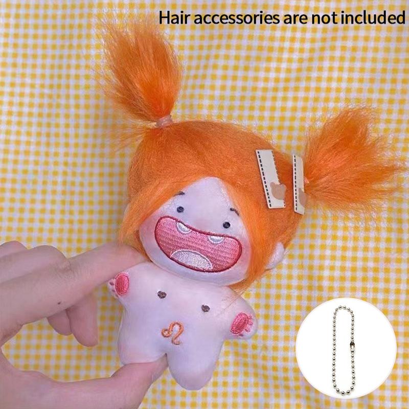 12 Zodiac Constellations Keychain Cute Kawaii Cartoon Stuffed Doll Fashion Bag Charms Phone Car Key Hanging Pendant Birthday Gifts
