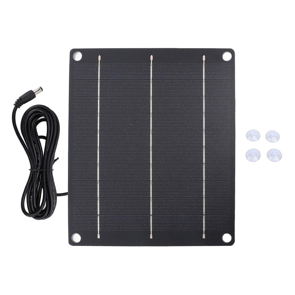 Solar Charger with DC Interface Monocrystalline Silicon 6V 6W Solar Panel Charger for Phone
