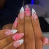 INS Hot Selling Accept Customization Duck Shape Artificial Fingernails Manicure False Nails with Glue Stickers Press on Nails
