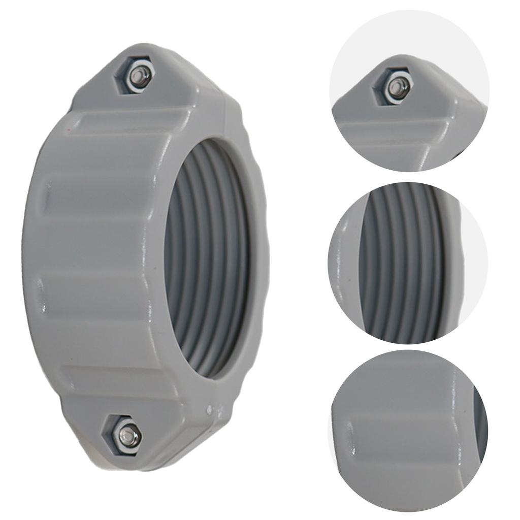Vattenrörskoppling Skruv Ersättning Delad Mutter Set Poolkoppling Set Pumpar Tillbehör Lämplig för Säker Koppling