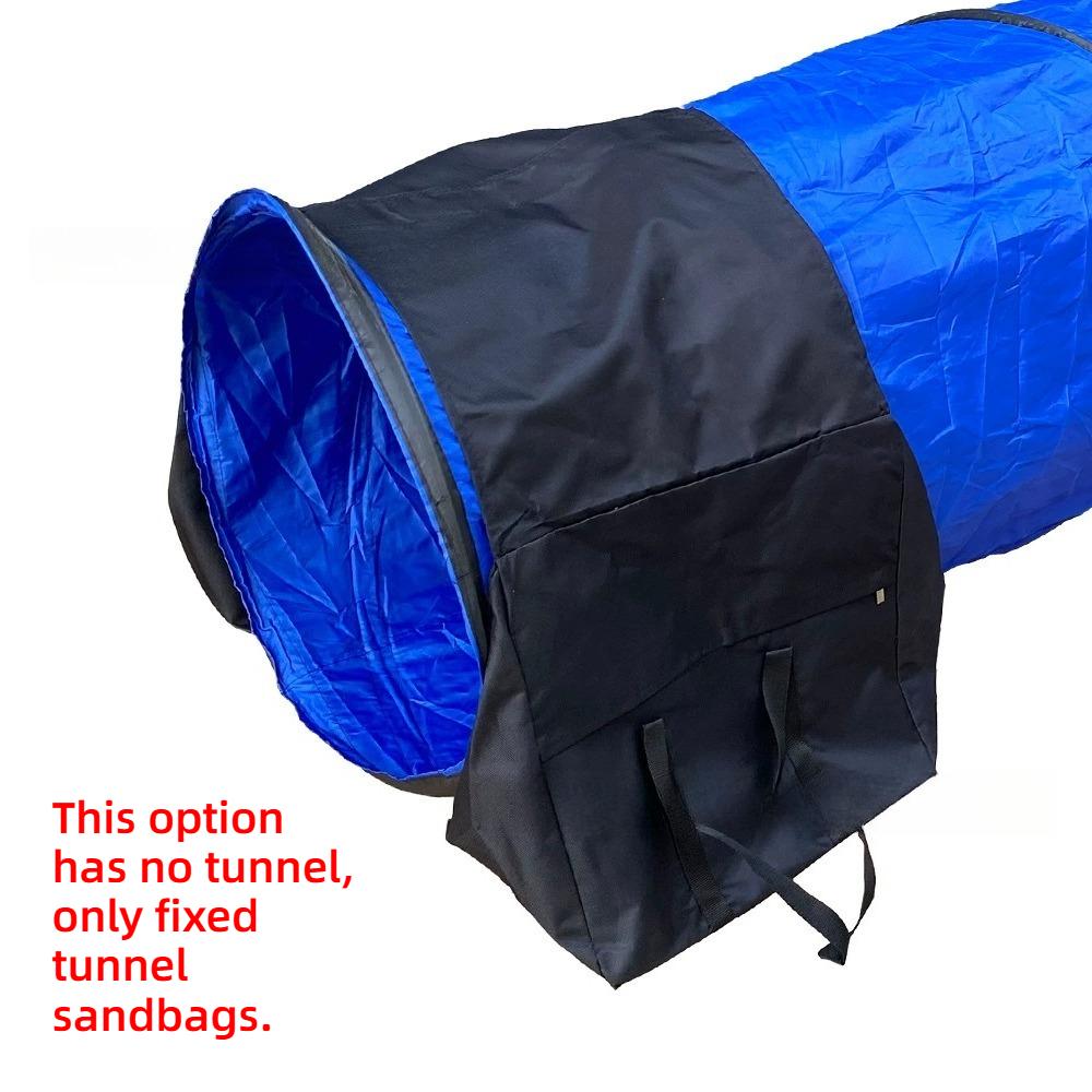 Dog Agility Training Tunnel Set Foldable Pet Obstacle Course Outdoor Exercise Gear for Puppy Canine Speed Crawl Run Practice Use