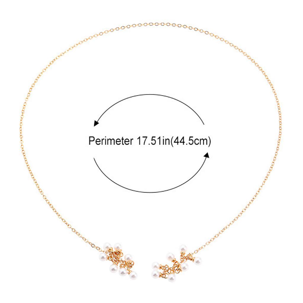 Light Luxury Simplicity Imitation Pearl Grape Necklace Pendant Clavicle Chain