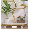 Metal Plant Shelf Ladder Display Stand for Indoor Decor Tiered Flower Rack for Living Room Decoration Versatile Storage