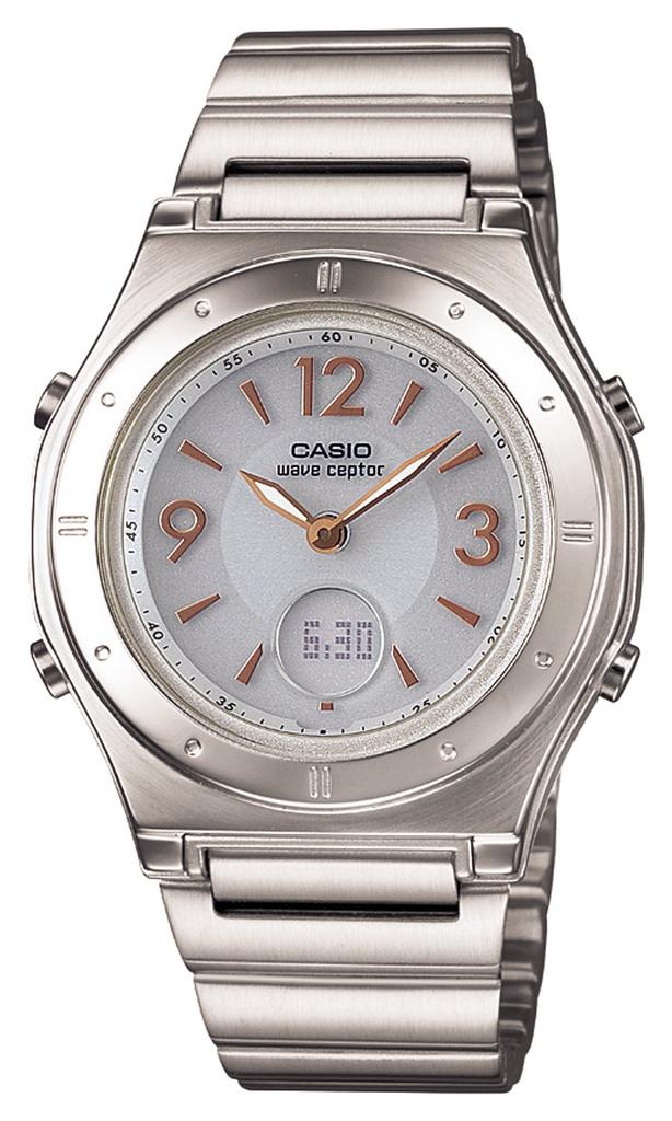 Casio Wave Ceptor Solar Watch Silver Radio-Controlled LWA-M141D-7AJF Women's