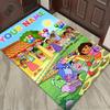 Name Custom Explorer Dora Carpet Rug for Living Room Bedroom Home Sofa Decoration,Kids play Non-slip Floor Mat