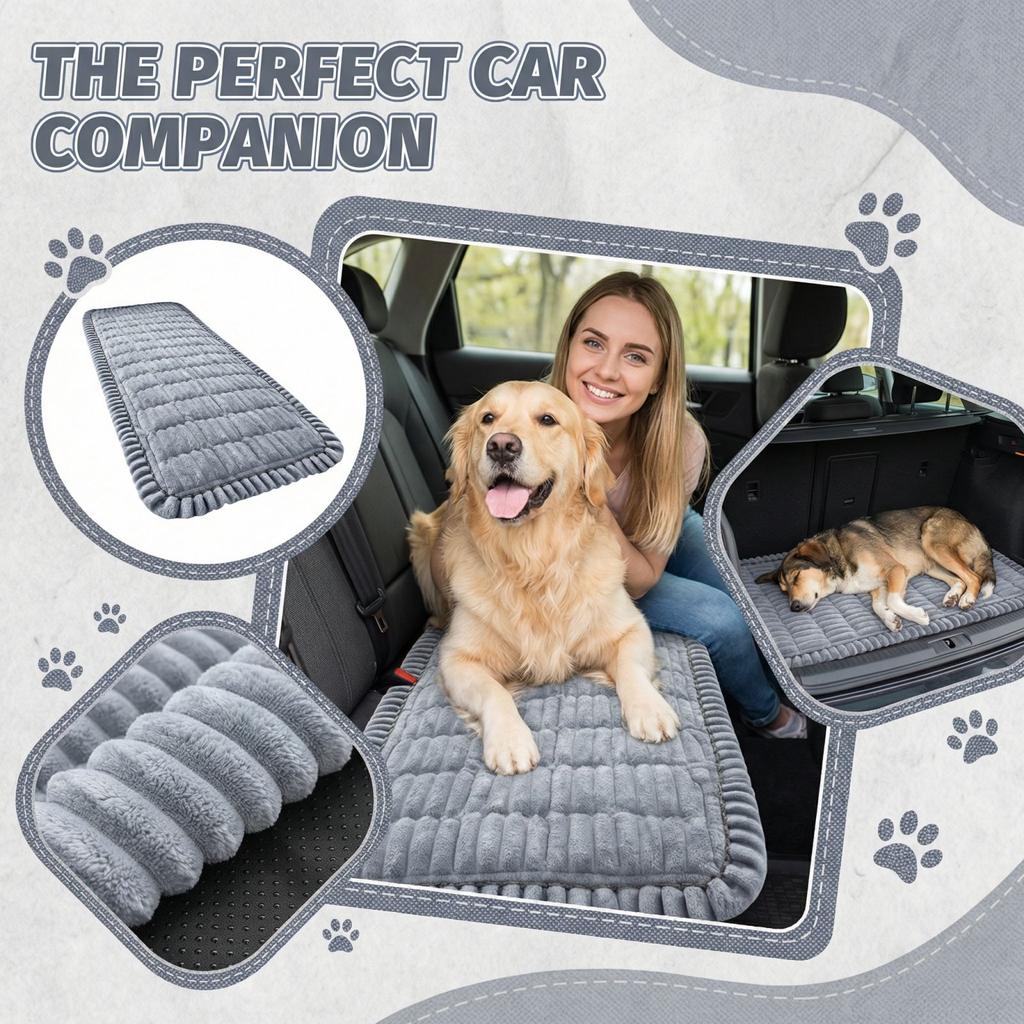Dog Seat Cushion  Property Thickened Car  Mounted Pet Mat