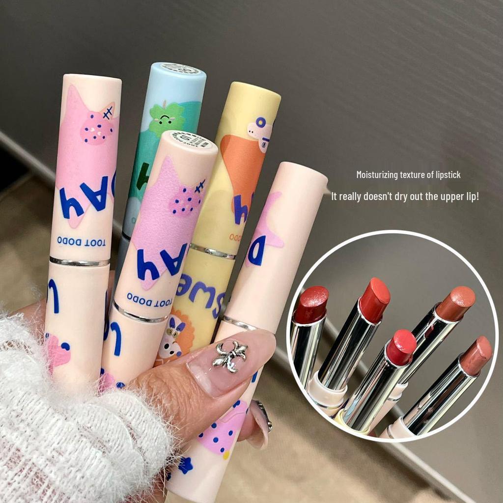 Toot Dodo Moisturizing Long-Lasting Nude Lipstick - Natural Glow, Fade-Resistant, Perfect for Students