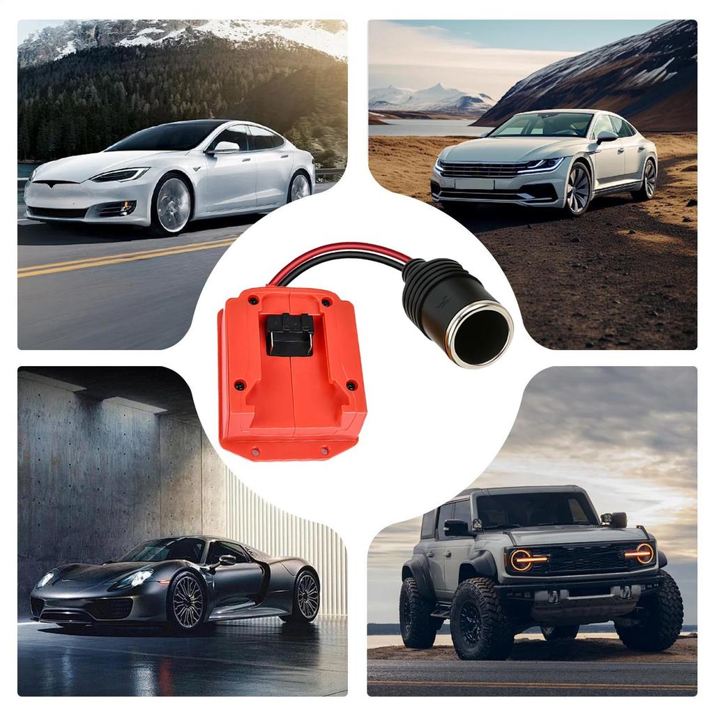 Charger For Car 18V-20V Stable Female Connector Charging Plug Socket Car Usb Adapter Female Socket For Trailer RV Truck