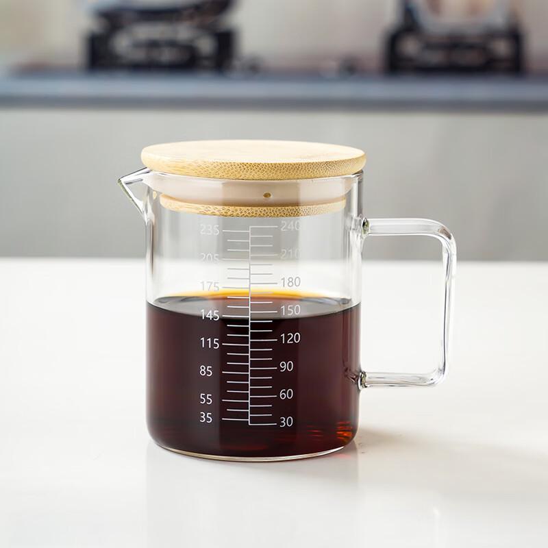 Xihe 240ml High Borosilicate Glass Measuring Cup