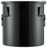 Fryer Grease Bucket, 10 Gal Oil Disposal Caddy Stainless Steel Fryer Oil Bucket Rust-Proof Coating, Oil Transport Container with Lid, Lock Clips,
