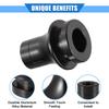 A ABSOPRO Car Gear Shift Knob Adapter M10x1.25 Shifter Boot Retainer Universal Manual Transmission Car Durable Aluminum Alloy Black