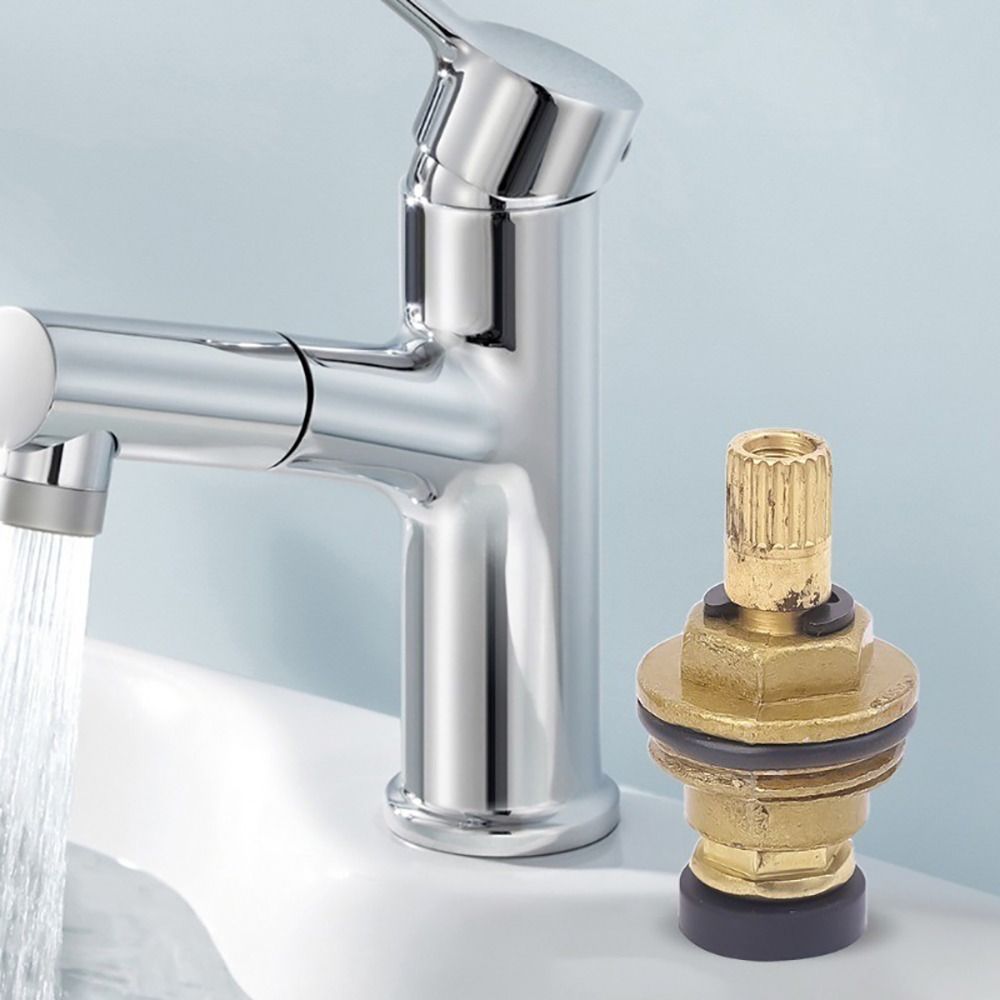 6Pcs 20 Tooth Faucet Cartridges Replacement Quick Tap Valve Durable Faucet Valve Core