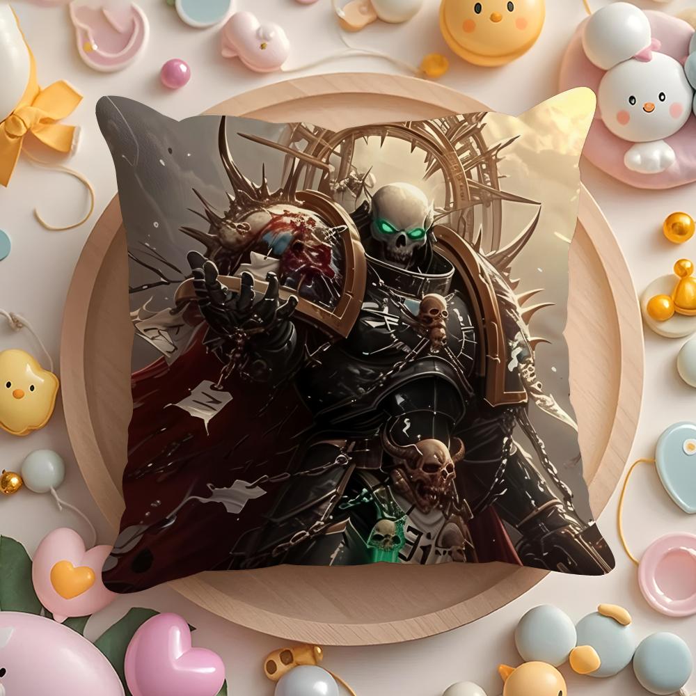 Game W-Warhammer-S 40K Cushion Cover Home & Car Multi-Scene Pillow Cover - Reversible, Soft & Durable For Daily Use