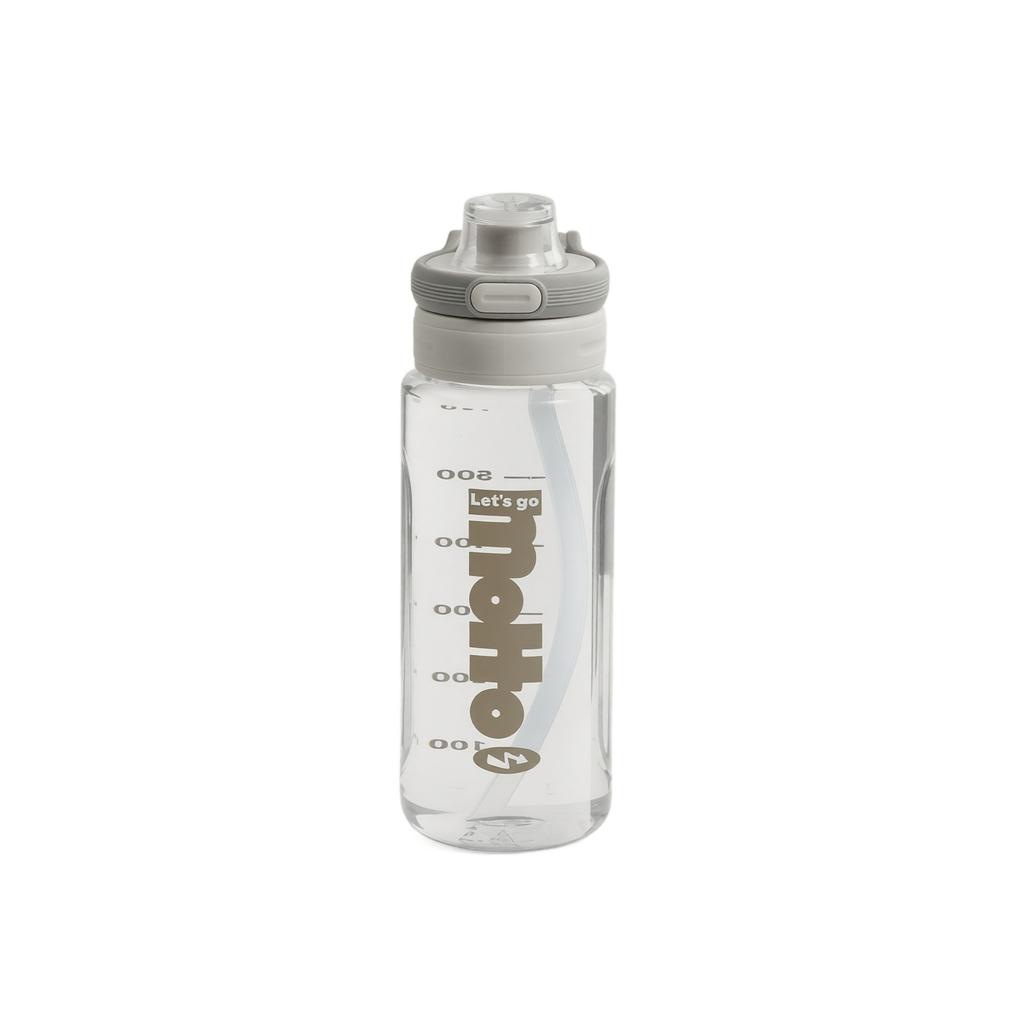 Portable Student Water Bottle 700ml 24oz Leak Proof Sports Water Bottle with Straw Durable Shatter Resistant Outdoor Fitness Water Bottle