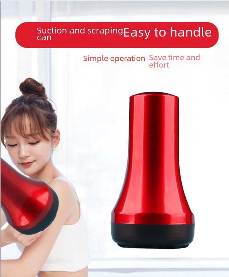 Electric Meridian Scraper and Cupping Massager with Intelligent Suction
