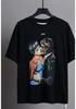 230g Small Daisy Strawberry Hip Hop T-shirt - American Style Spring/Summer Unisex Trendy Short Sleeve with STU Pattern.