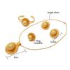 Orecchini Bracciali Anelli Collana Set Gioielli Sposa Festa Africana Dubai Set Gioielli Sposa Accessori Festa da Ballo