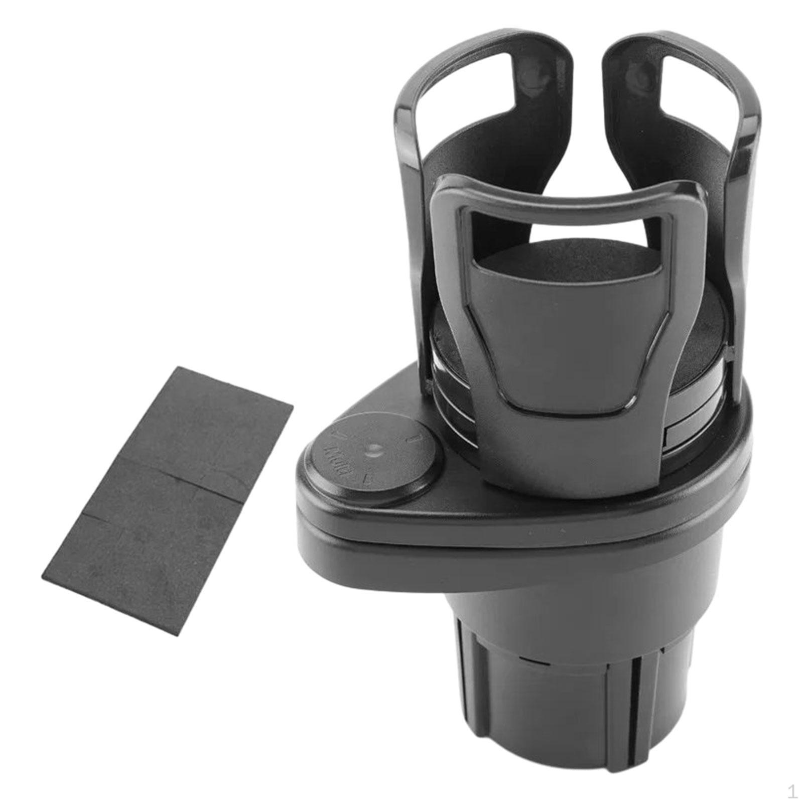 

Подстаканник Расширитель Поворотный Дополнительный Удлинитель Регулируемый Подходит Для Большинства Транспортных Средств Бутылка Воды Black