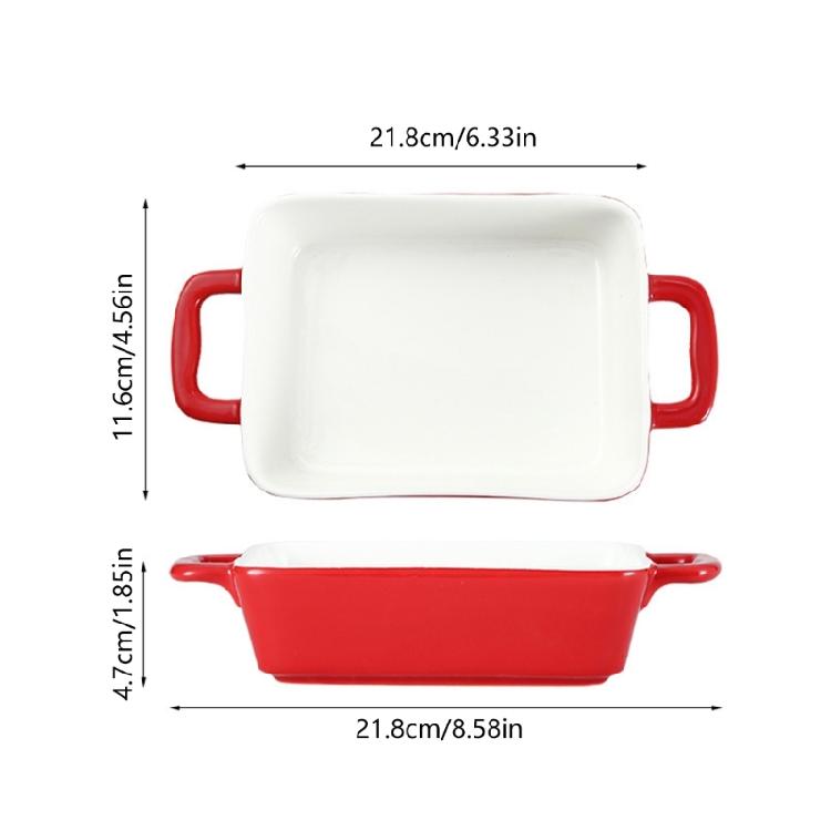 Stylish Ceramic Baking Sheet Perfect For Cooking Cakes Pie And Quick Meals Preparation
