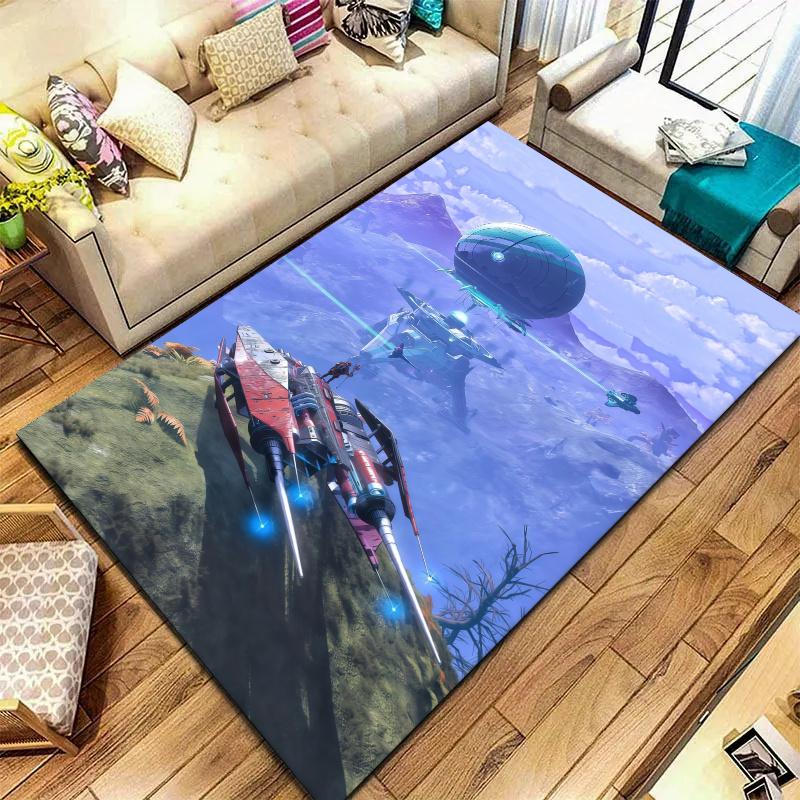 No Mans Sky Carpet Rug for Living Room Bedroom Home Sofa Decoration,Kids play Nonslip Floor Mat
