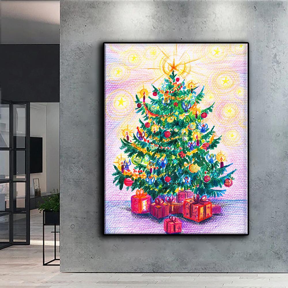 Diamond Embroidery Christmas Tree Santa Snowman 5D DIY Diamond Painting Cross Stitch Rhinestone