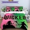 3Pcs Sisters Magic Bedding Set Quilt Cover Pillowcase Home Christmas Xmas Halloween Gift 1 Duvet Cover 2 Pillowcase M92915
