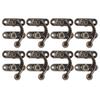 46PCS Bronze Retro Buckle Locks Metal Corner Trim Box Hinges Corner Protectors  Wood Chest