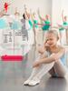 Children's and Adults' Red Canvas Ballet Shoes - Soft Sole Cat Paw Design for Dance Practice
