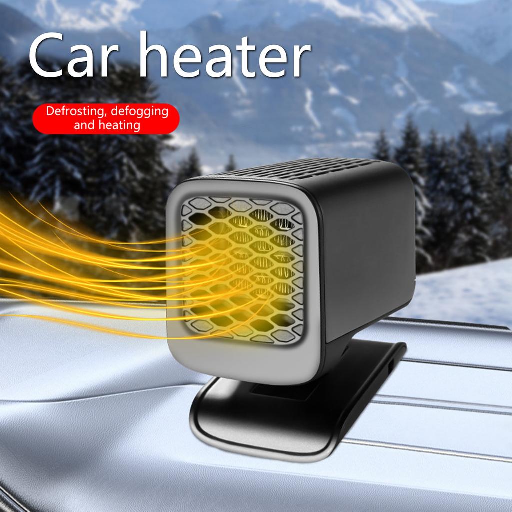 Car Heater, 120W Car Fans 2 In 1 Heating & Cooling 360 Adjustable Thermostat Fast Heating Defrost Defogger