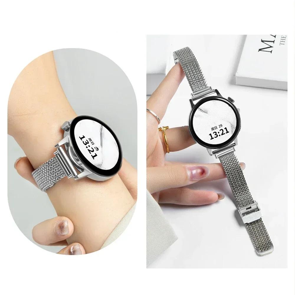 Edelstahlarmband für Samsung Galaxy FE 7 6 5 44mm 40mm Smartwatch 18mm 22 20mm Damenarmband für Huawei GT5 46mm GT5 Pro 42mm