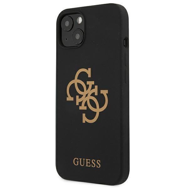 Guess Guhcp13Sls4Ggbk Iphone 13 Mini5,4 Czarny/Black Hard Case Silicone 4G Logo