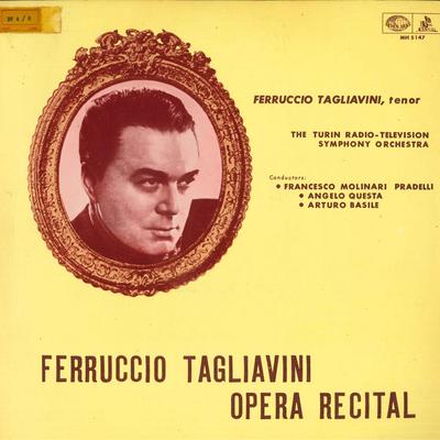 LP Record FERRUCCIO TAGLIAVINI, TURIN RADIO-T - Ferruccio Tagliavini Opera Recital MH5147 SEVEN SEAS Japan Classical Used