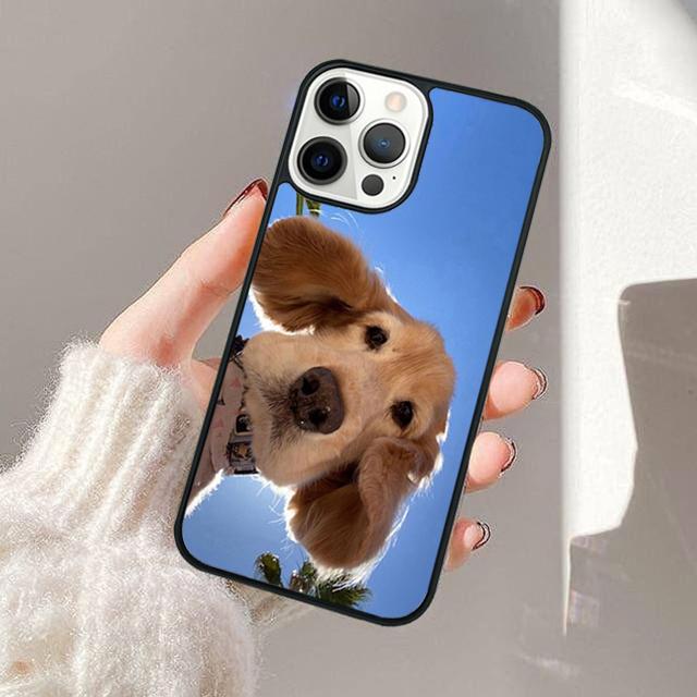 Etui na telefon z Golden Retrieverem Przyjaciel Dla iPhone 17 Air 13 12 14 15 16 Pokrowiec Dla Apple Pro Max Plus Coque