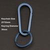 Multifunctional Titanium Alloy Key Rings Real EDC Tool  Male Creativity Gift