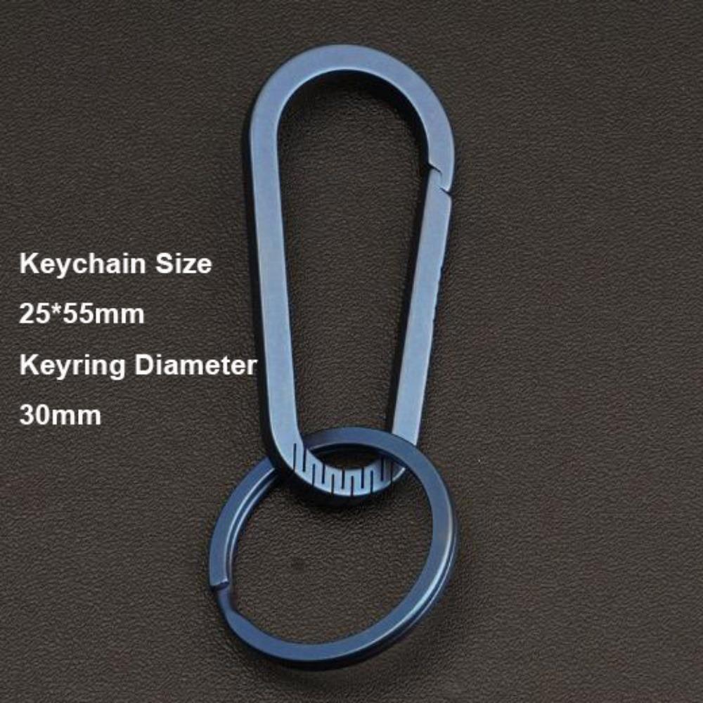 Multifunctional Titanium Alloy Key Rings Real EDC Tool  Male Creativity Gift