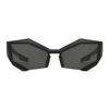 1 pair of retro diamond-shaped glasses Sun shades Outdoor Street Sun shades Fashion Women's Sun shades Black sunglasses