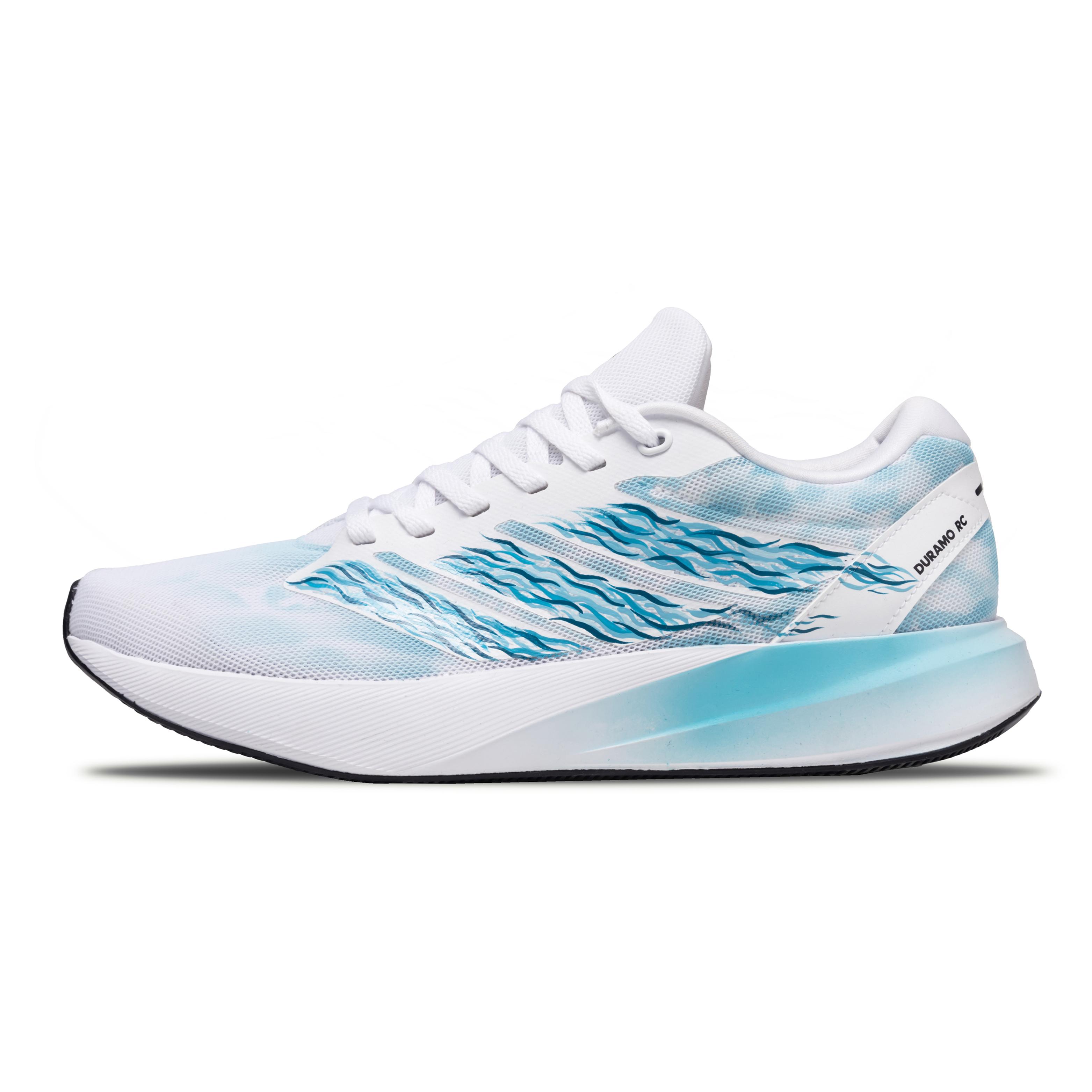 Adidas Duramo RC Mesh Cushioning Breathable Low top Training Sprint Racing Running Shoes Unisex Blue White ID2702(Team691-) 44
