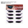 Yousheng 4Pairs/Set Eyeliner Sticker Glue-Free Self-Adhesive Colorful Fashion Beauty Makeup Eyeline Sticker for Female
